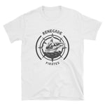 Renegade Pirate Logo White Unisex T-Shirt